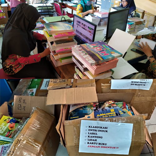 Proses pengolahan bahan pustaka di Perpusda Bojonegoro