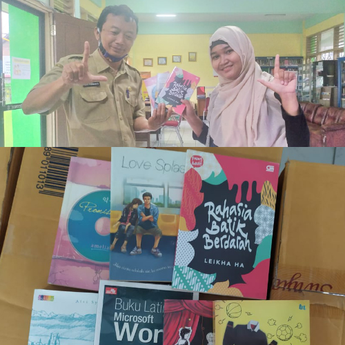 Sumbangan Buku dari Anggota Perpusda Bojonegoro