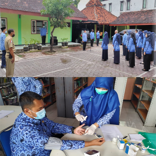 Hari Korpri ke 49 di Perpustakaan Keasipan Bojonegoro