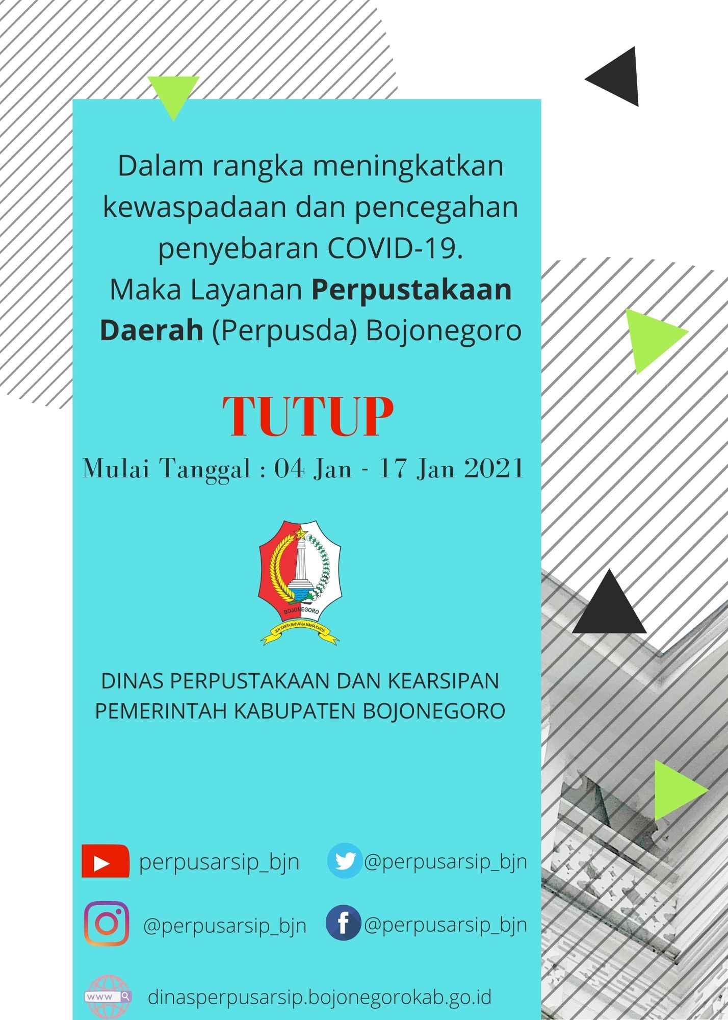 Pengumuman Jam Layanan
