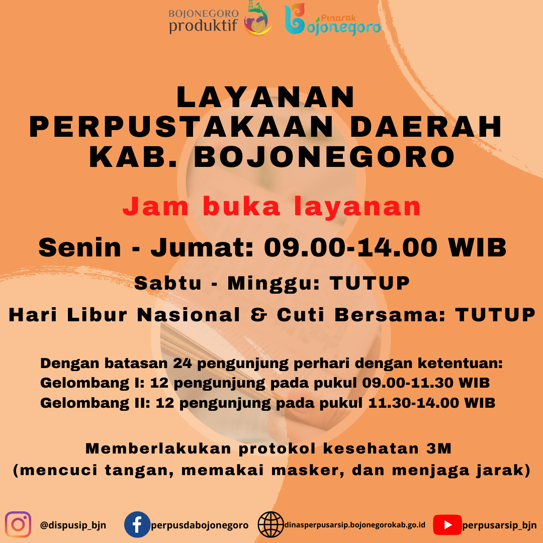 Jam Buka Layanan Perpustakaan New Normal