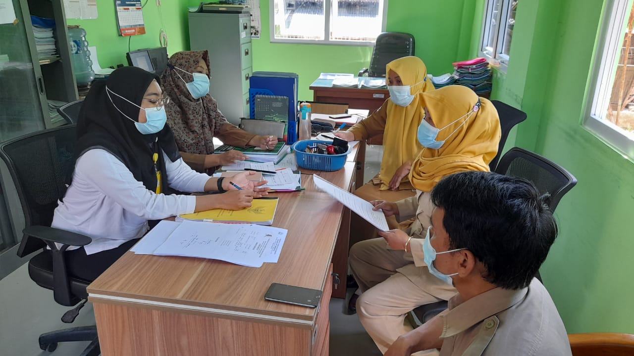 Pembinaan Kearsipan ke Kecamatan Tambakrejo Tahun 2021