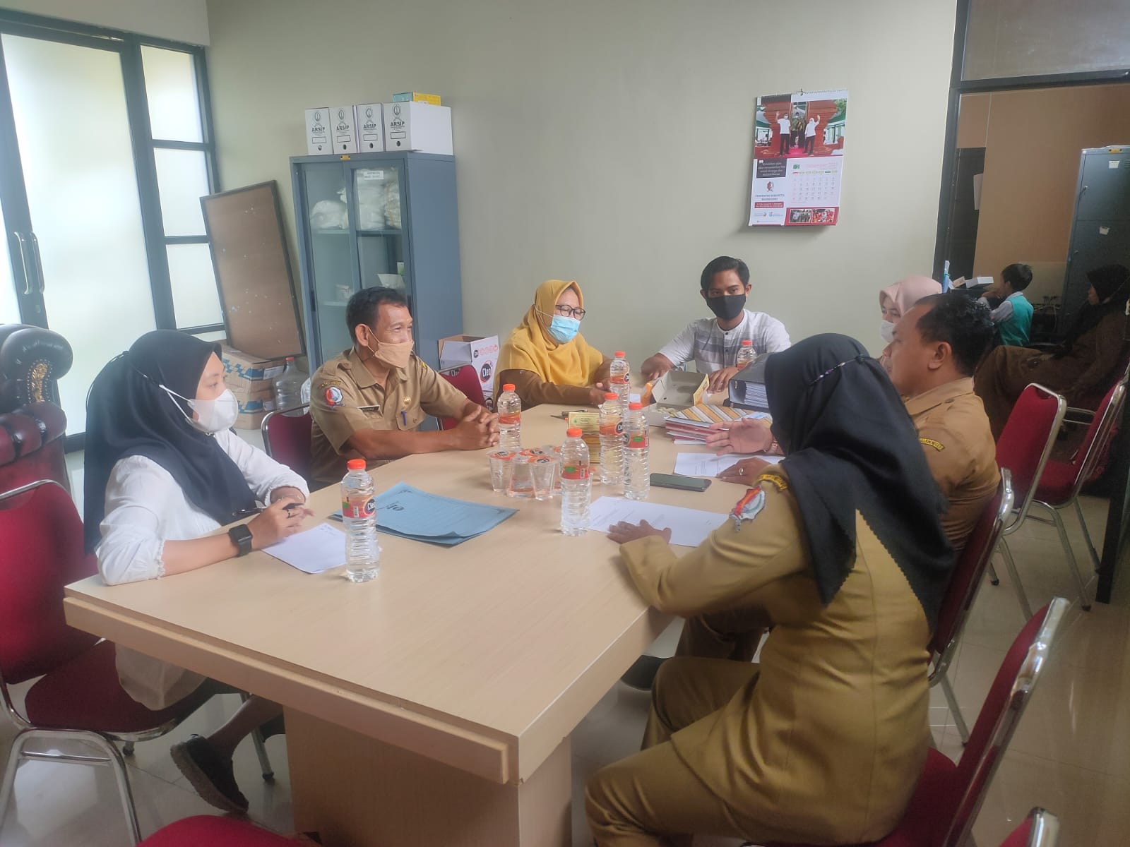 Monev dan Monitoring Arsip di Desa Pekuwon, Sumberrejo Tahun 2021