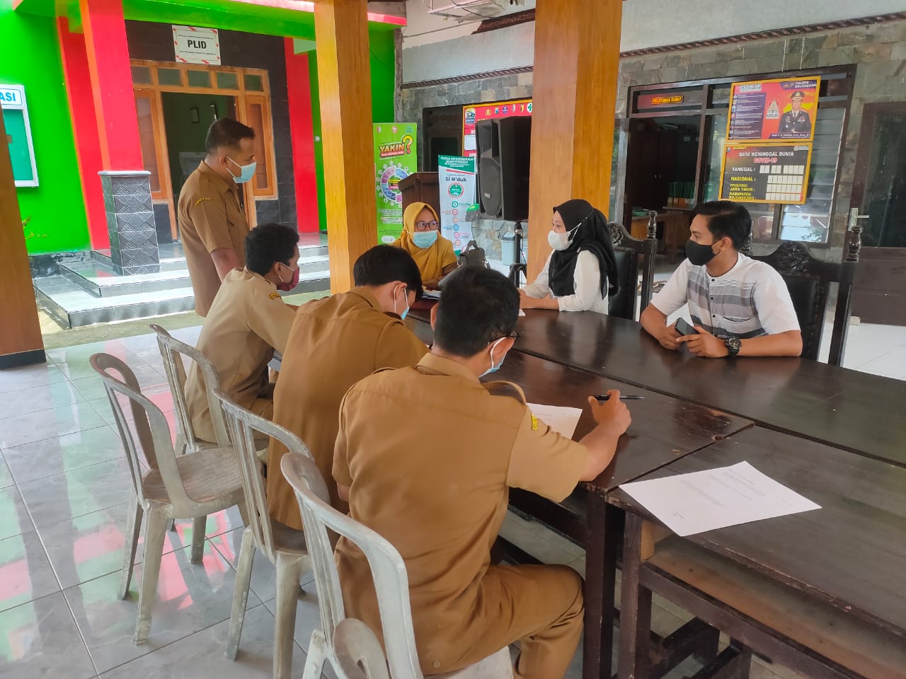 Monev dan Monitoring Arsip di Desa Prayungan, Sumberrejo Tahun 2021