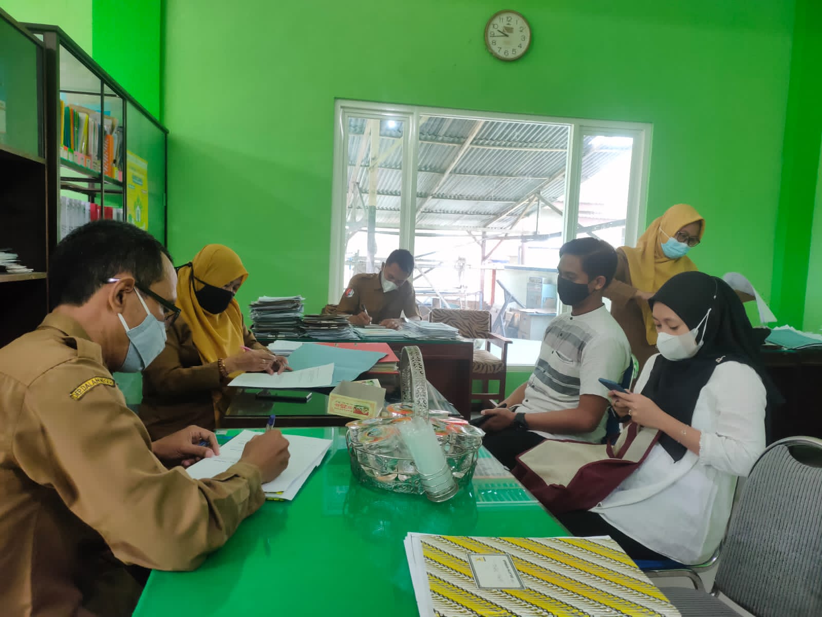 Monev dan Monitoring Arsip di Desa Sumberrejo, Sumberrejo Tahun 2021
