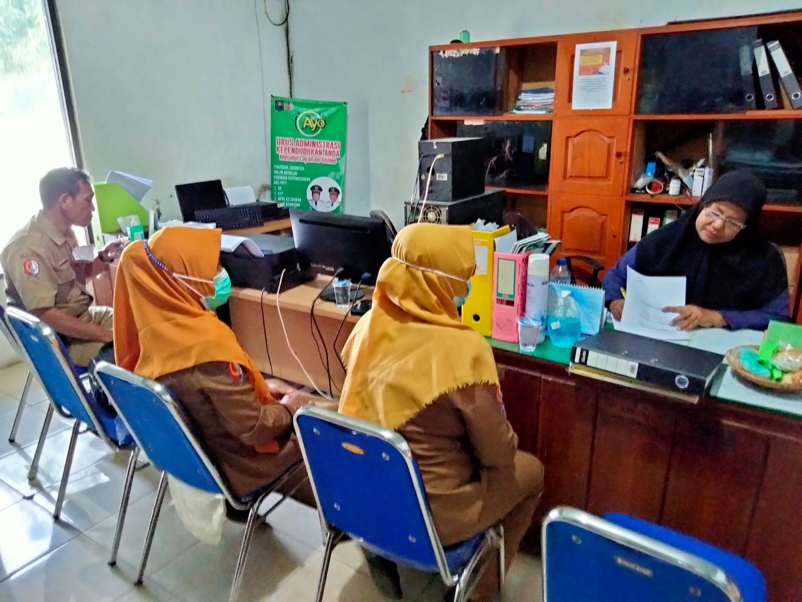 Monev dan Monitoring Arsip di Desa Nglumber, Kepohbaru Tahun 2021