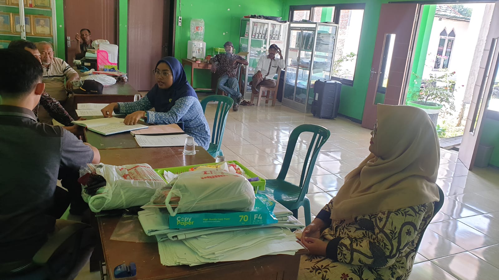 Pembinaan Kearsipan di Desa Dayukidul Tahun 2022