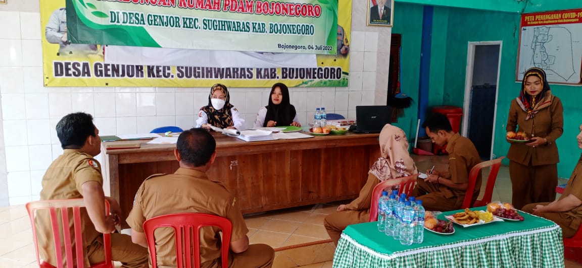 Pembinaan Kearsipan di Kantor Desa Genjor Tahun 2022