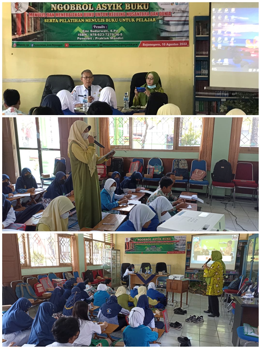 Ngobrol Asyik Buku dan Pelatihan Menulis Buku untuk Pelajar