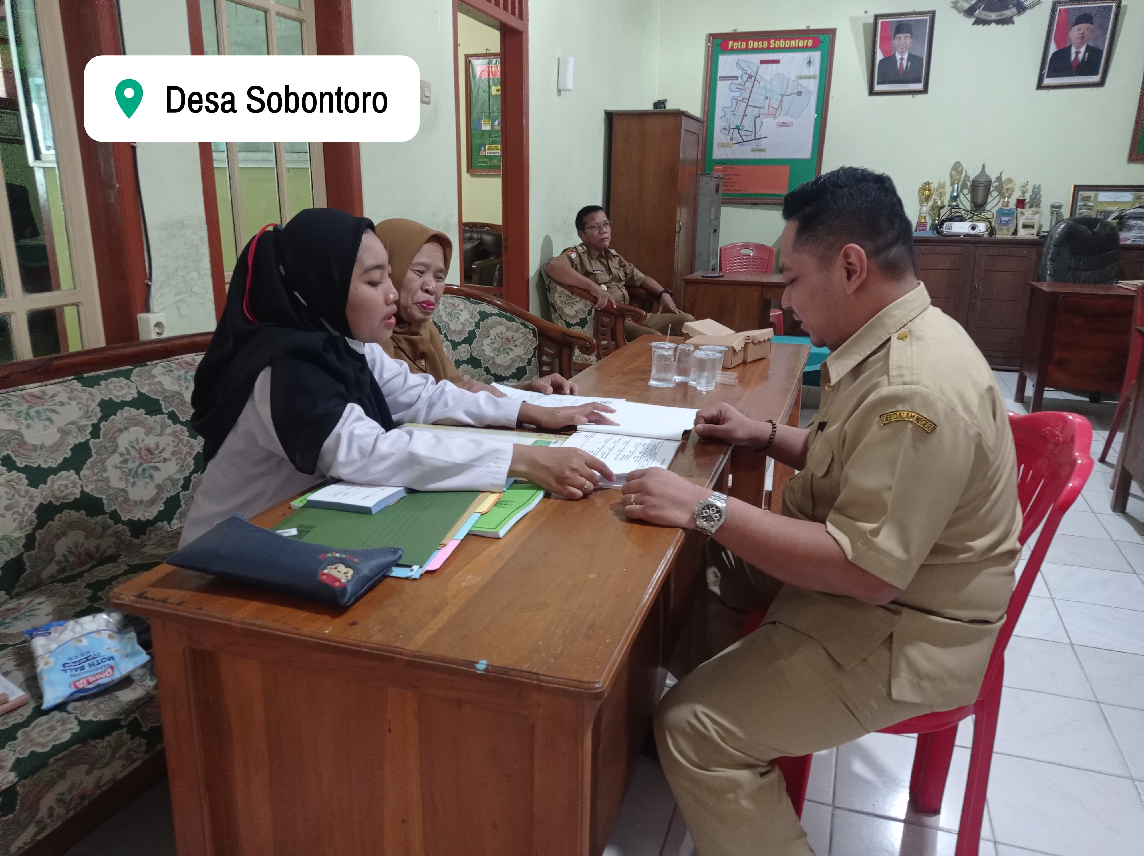 Pembinaan Kearsipan di Desa Sobontoro Kec. Balen