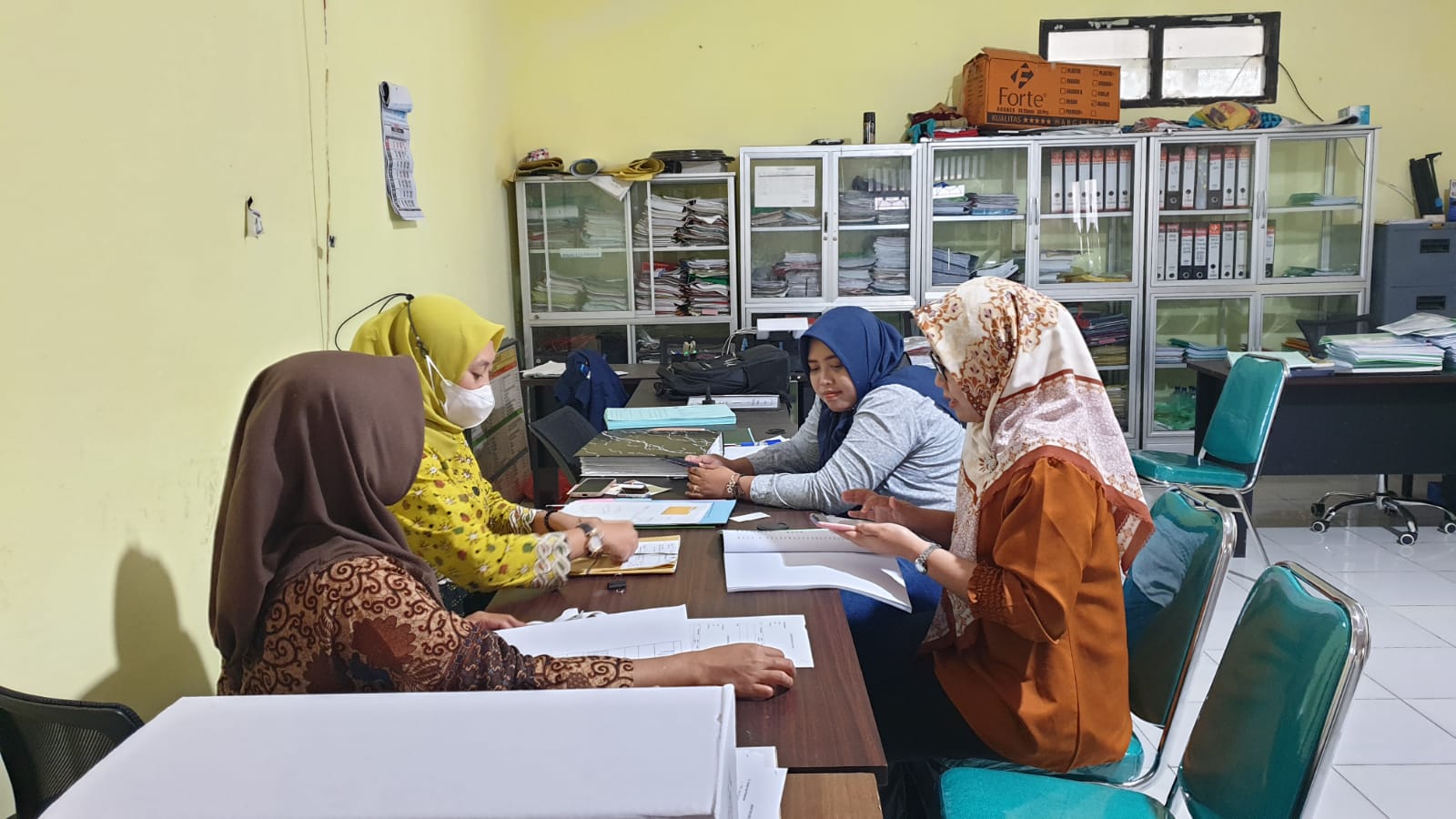 Pembinaan Kearsipan di Desa Nglarangan Kec. Kanor