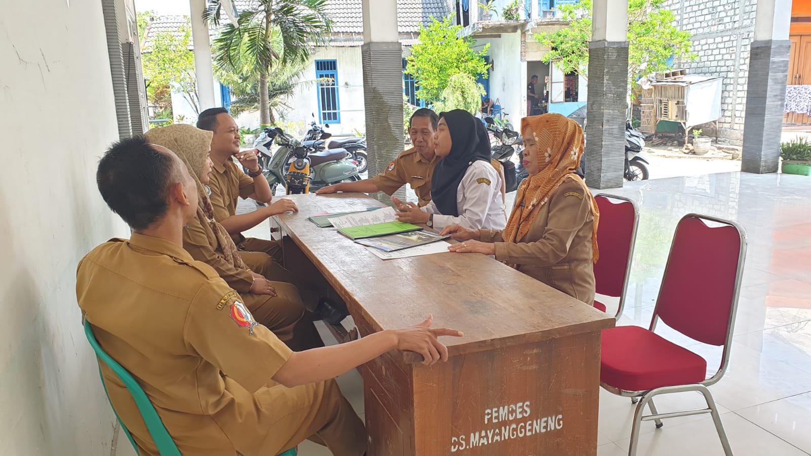 Pembinaan Kearsipan di Desa Mayanggeneng Kec. Kalitidu
