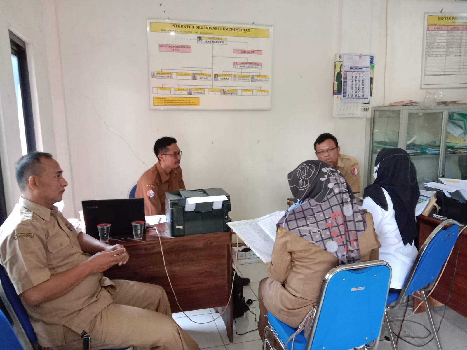 Pembinaan Kearsipan di Desa  Kalitidu Kec. Kalitidu
