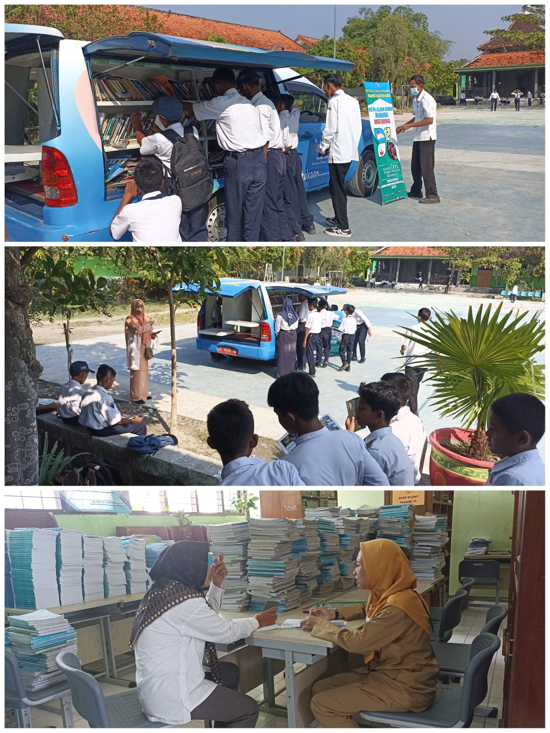 Perpustakaan Keliling dan Pendampingan Pembinaan Perpustakaan