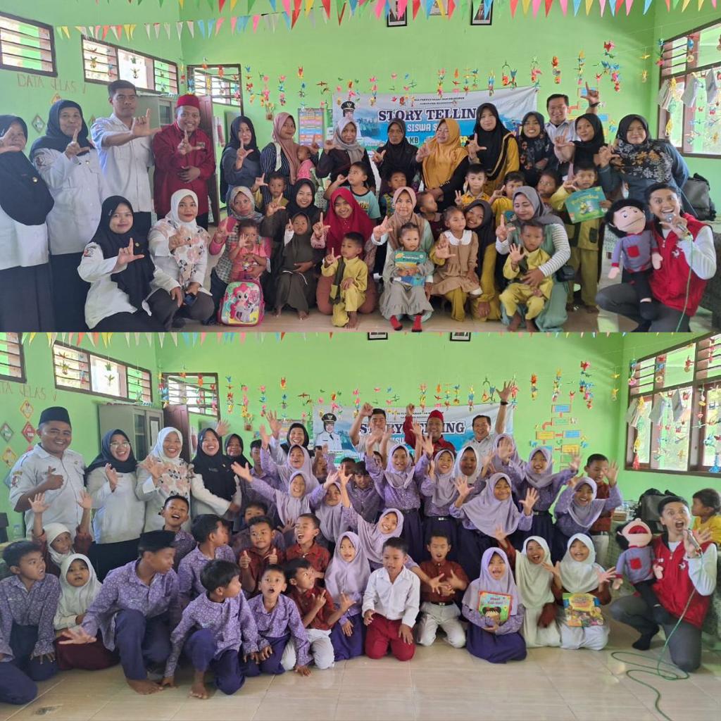 Kegiatan Dongeng Keliling (Story Telling) dan Layanan Mobil Perpustakaan Keliling