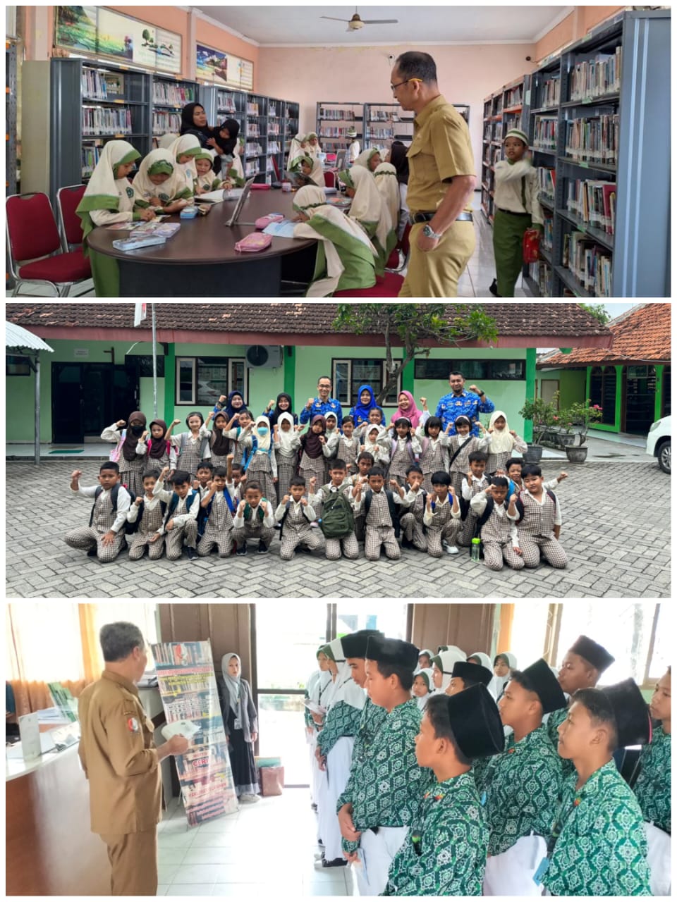 Kegiatan kunjungan ke Perpusda Kab. Bojonegoro