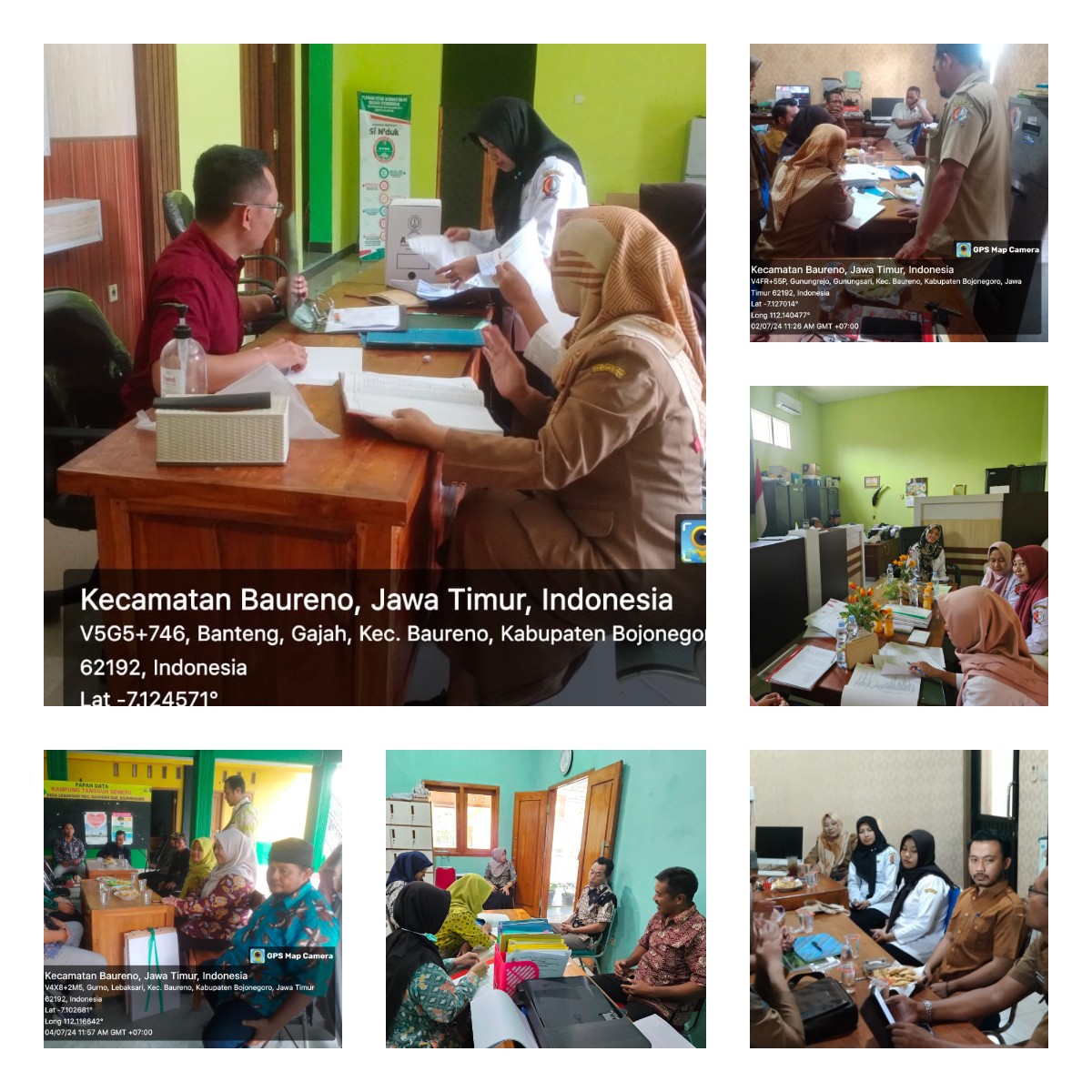 PEMBINAAN PENGELOLAAN KEARSIPAN  DESA DI KECAMATAN  BAURENO