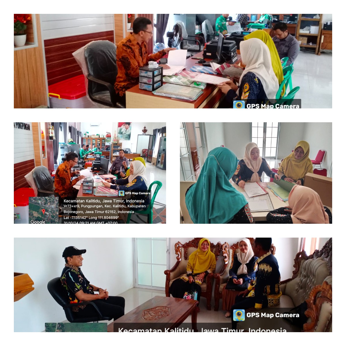 PEMBINAAN PENGELOLAAN KEARSIPAN  DESA DI KECAMATAN  KALITIDU