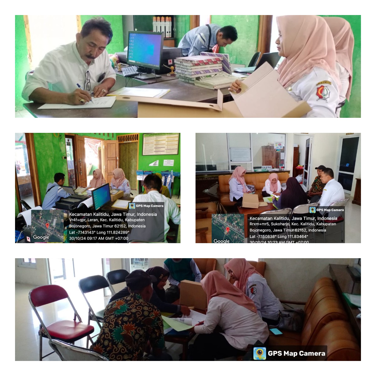 PEMBINAAN PENGELOLAAN KEARSIPAN  DESA DI KECAMATAN  KALITIDU