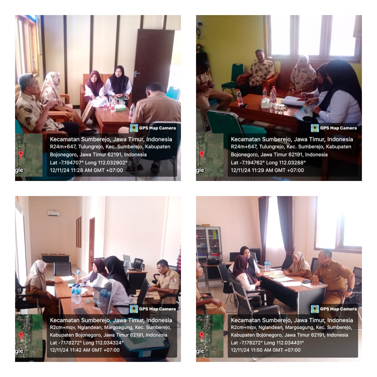 PEMBINAAN PENGELOLAAN KEARSIPAN  DESA DI KECAMATAN  SUMBERREJO