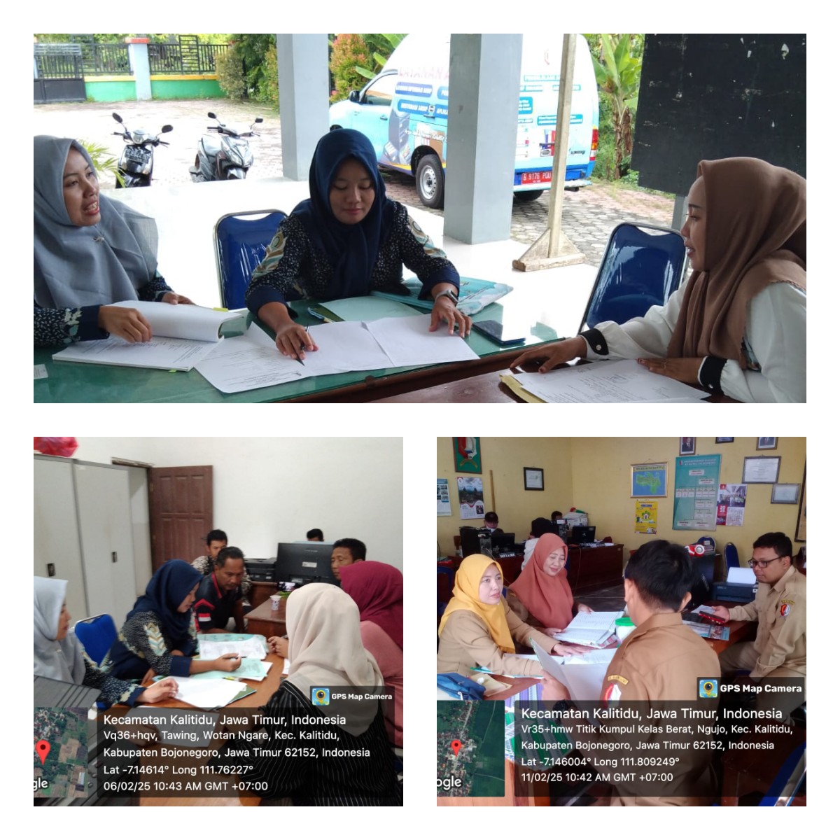 PEMBINAAN PENGELOLAAN KEARSIPAN  DESA DI KECAMATAN  KALITIDU