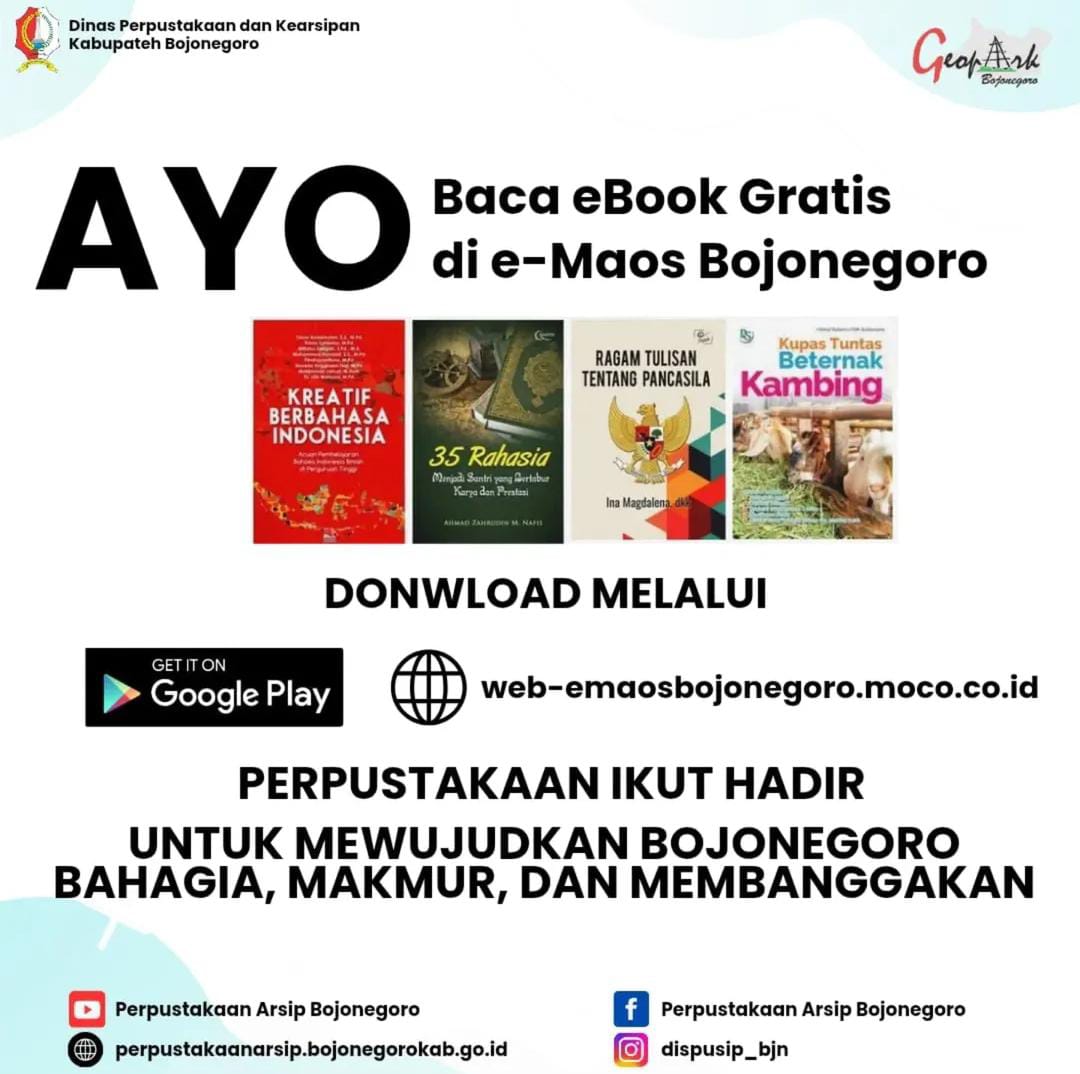 Baca e-book gratis di e-Maos Bojonegoro