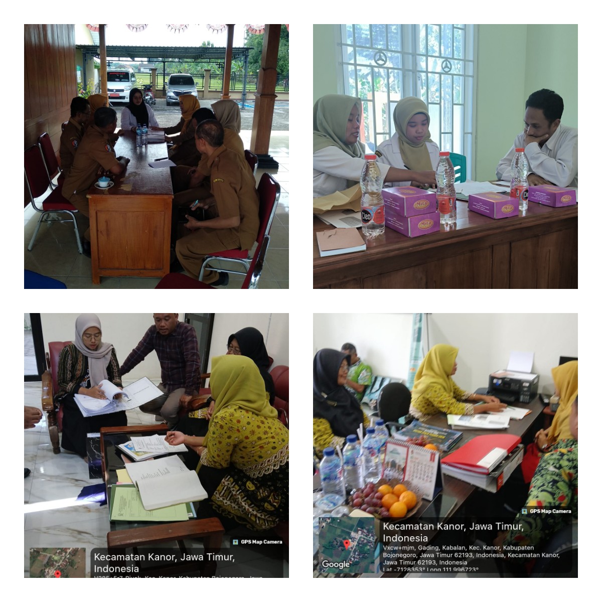 PEMBINAAN PENGELOLAAN KEARSIPAN  DESA DI KECAMATAN  KANOR