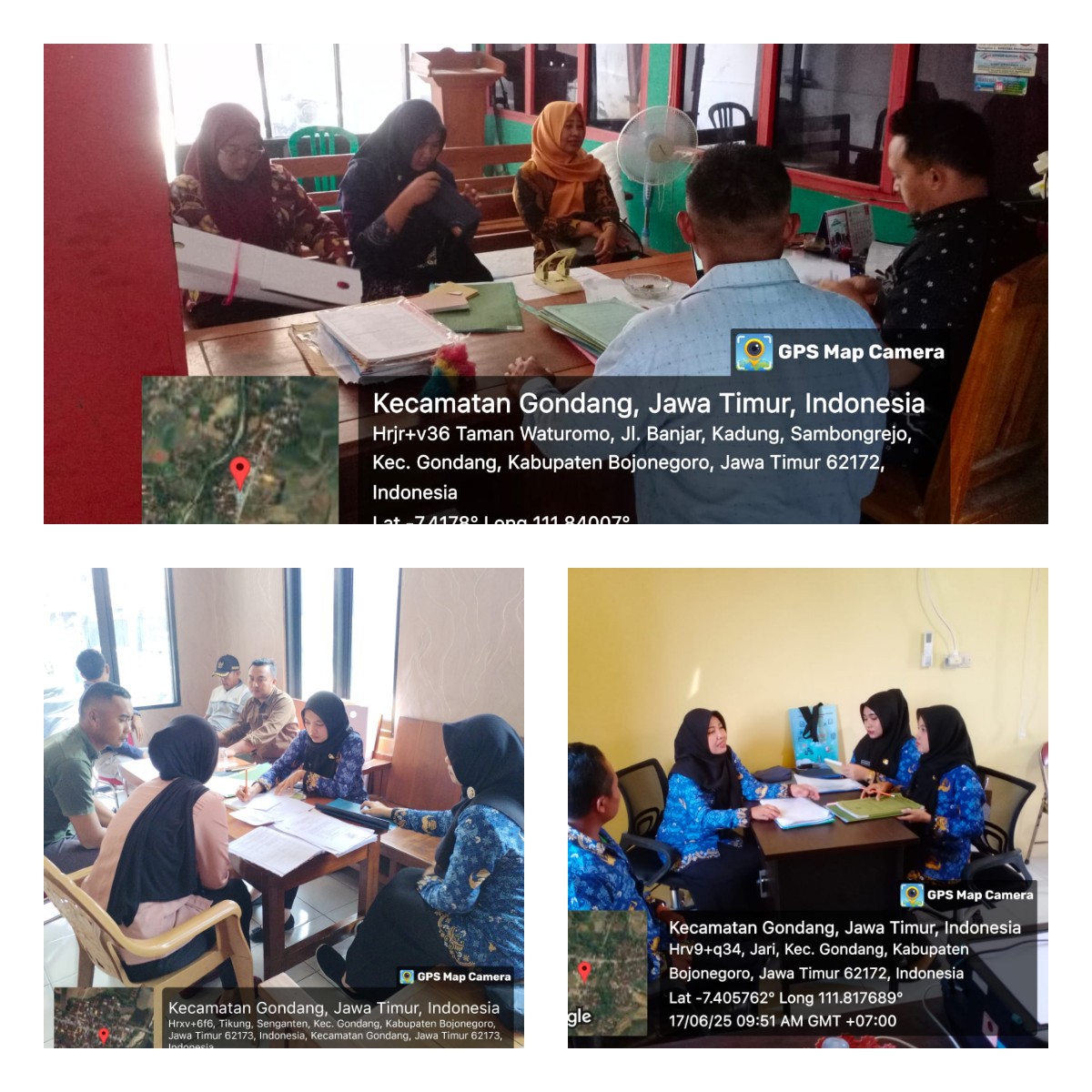 PEMBINAAN PENGELOLAAN KEARSIPAN  DESA DI KECAMATAN  GONDANG