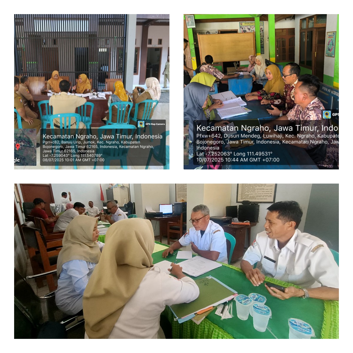 PEMBINAAN PENGELOLAAN KEARSIPAN  DESA DI KECAMATAN  NGRAHO