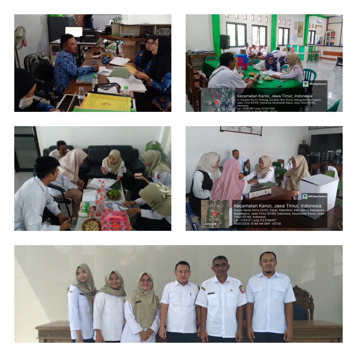 PEMBINAAN PENGELOLAAN KEARSIPAN  DESA DI KECAMATAN  KANOR