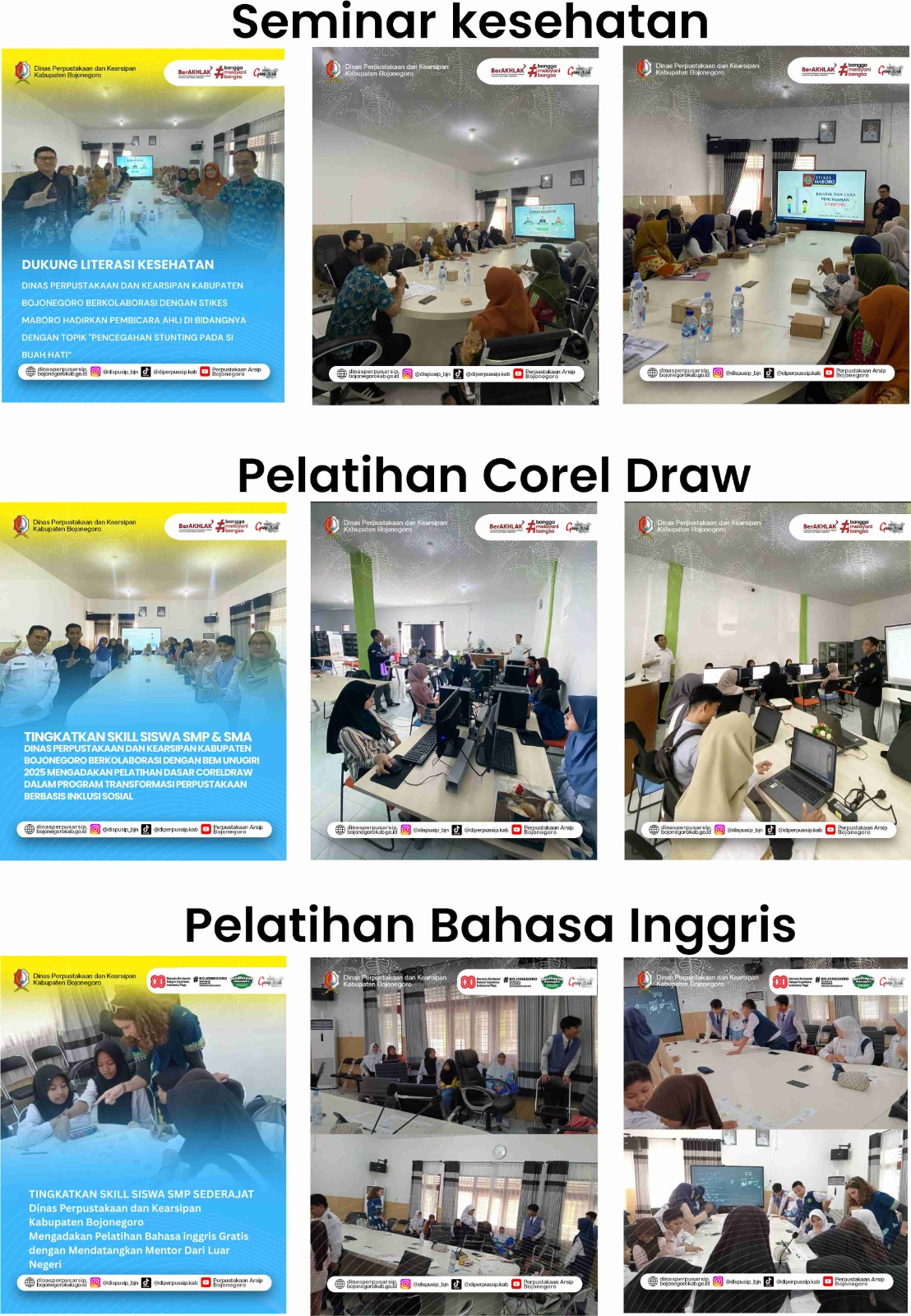 Dinas Perpustakaan dan Kearsipan Kabupaten Bojonegoro gandeng relawan tenaga ahli