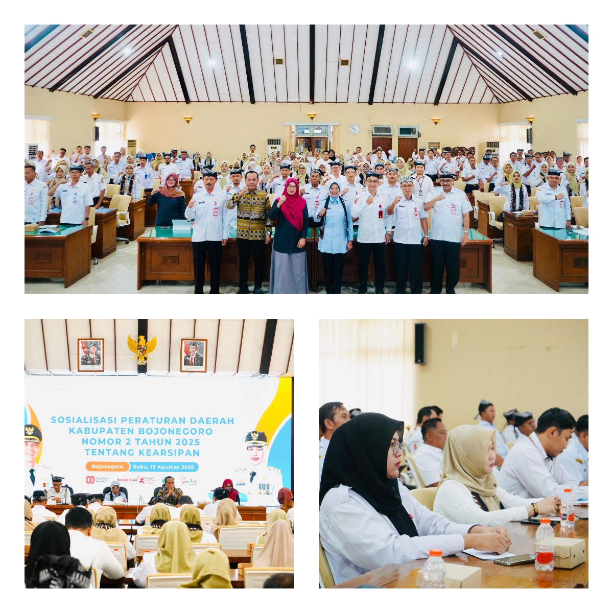 Sosialisasi Peraturan Daerah Kabupaten Bojonegoro Nomor 2  Tahun 2025 tentang Kearsipan