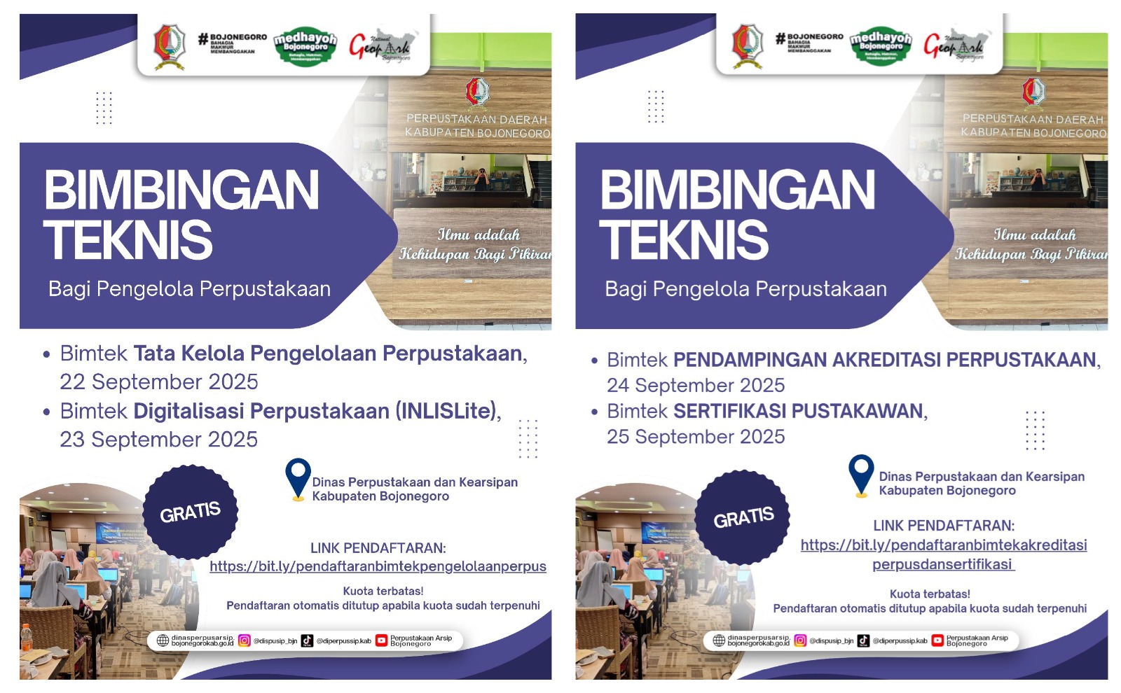 Bimbingan Teknis Peningkatan Mutu Perpustakaan