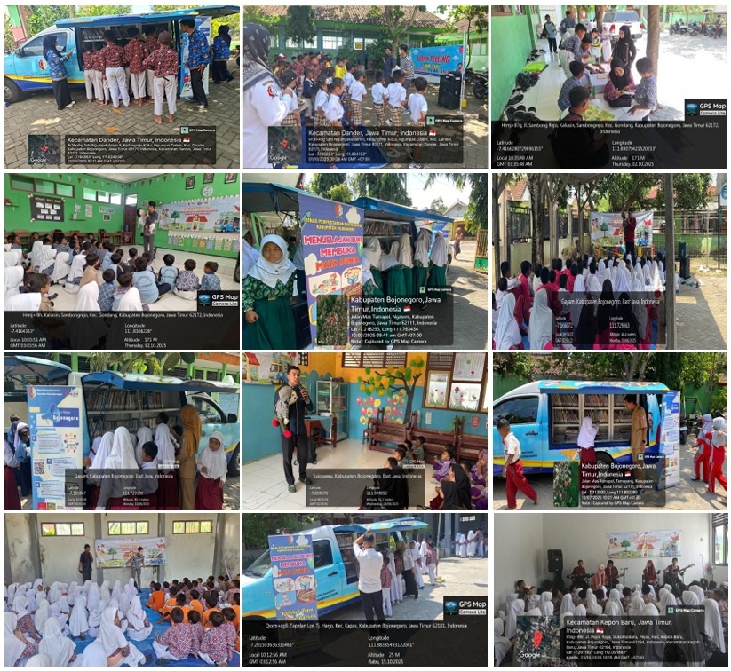 Bersama perpustakaan keliling, membaca jadi lebih menyenangkan