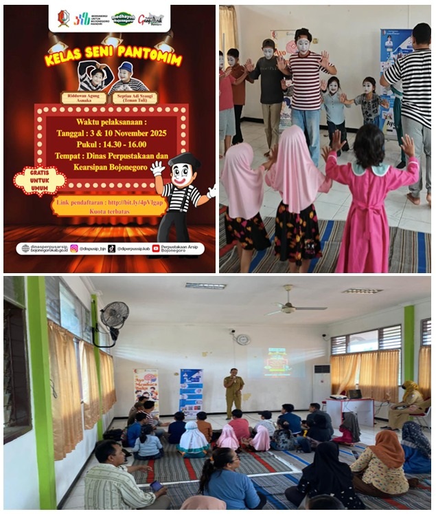 Kelas Seni Pantomim Dorong Kreativitas Anak