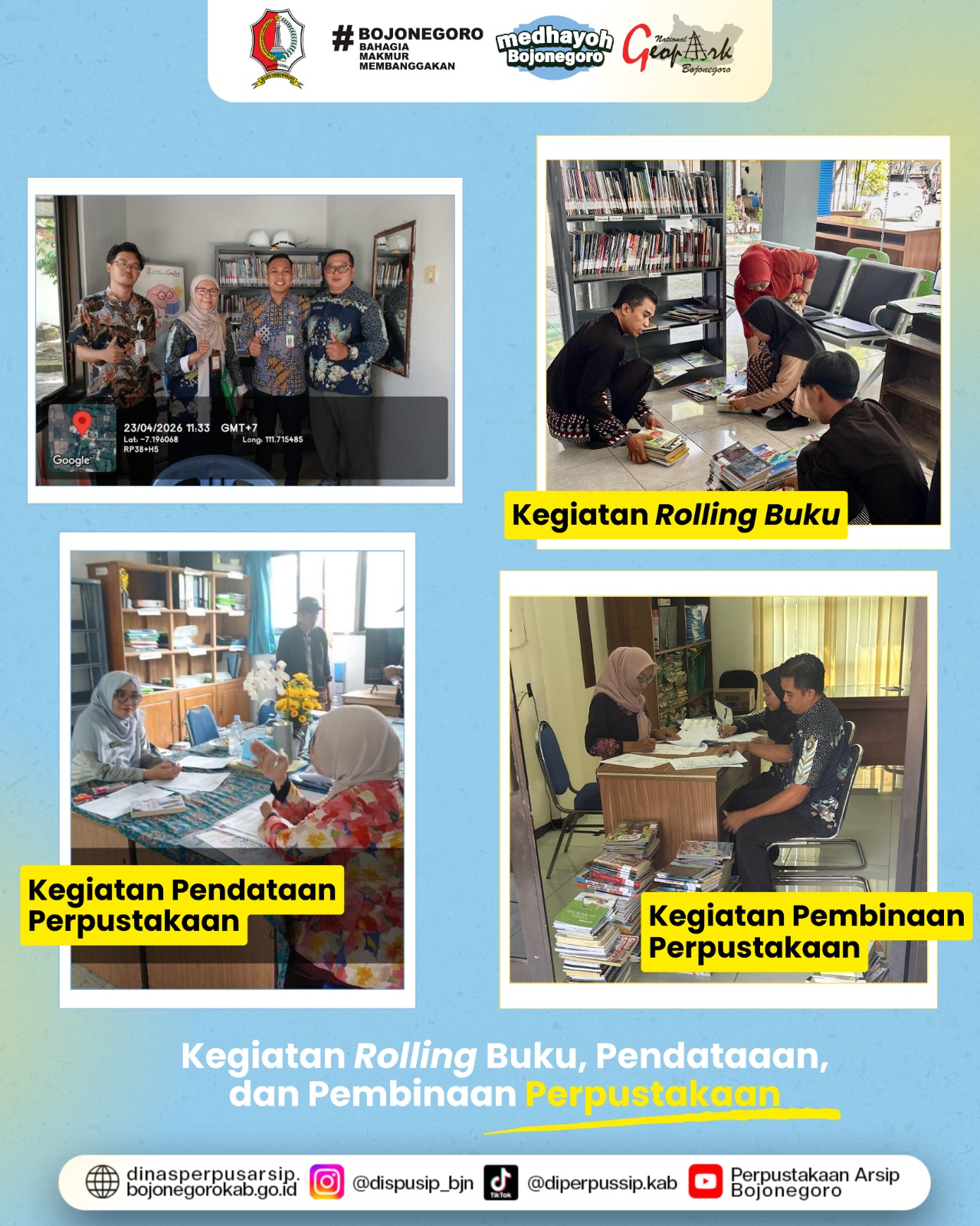 Disperpussip Kab. Bojonegoro Tingkatkan Akses Informasi Masyarakat yang Berkualitas