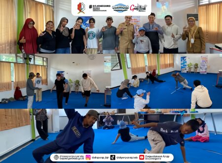 Usai Gelar Pelatihan Breakdance Gratis, Diperpussip Bojonegoro Perkuat Ruang Kreativitas Masyarakat