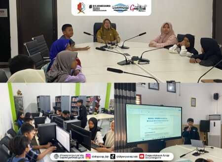 Kolaborasi Diperpussip Bojonegoro dan Mahasiswa Magang UNUGIRI Hadirkan Pelatihan Microsoft Office