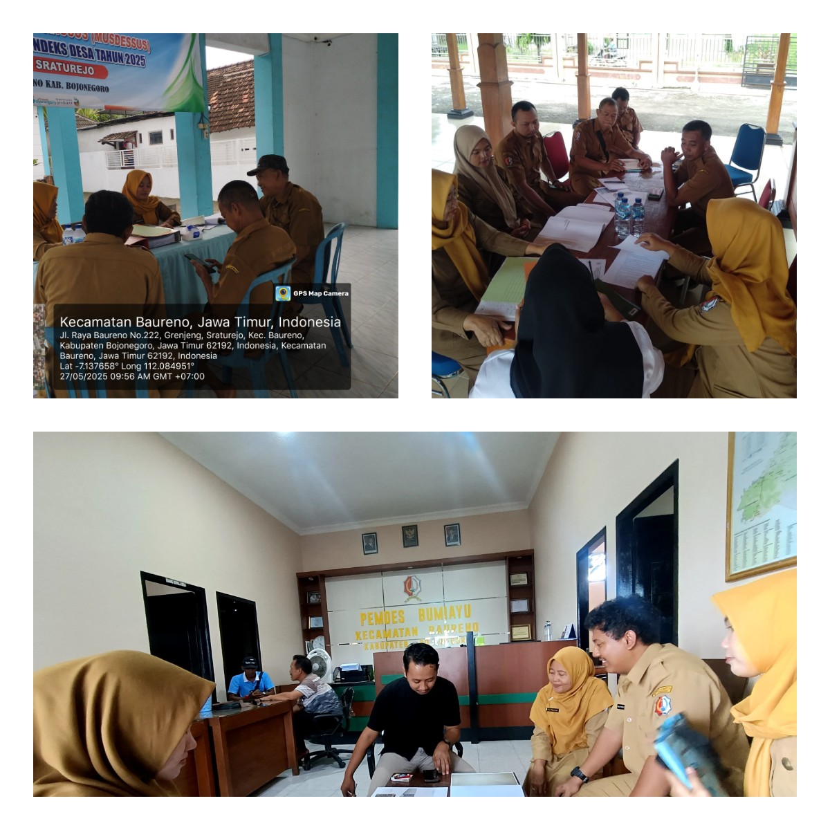 PEMBINAAN PENGELOLAAN KEARSIPAN  DESA DI KECAMATAN  BAURENO