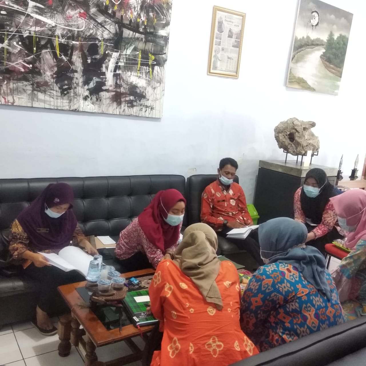 Pembinaan dilaksankaan bersama 4 bidang yang terdapat di Dinas Kebudayaan dan Pariwisata