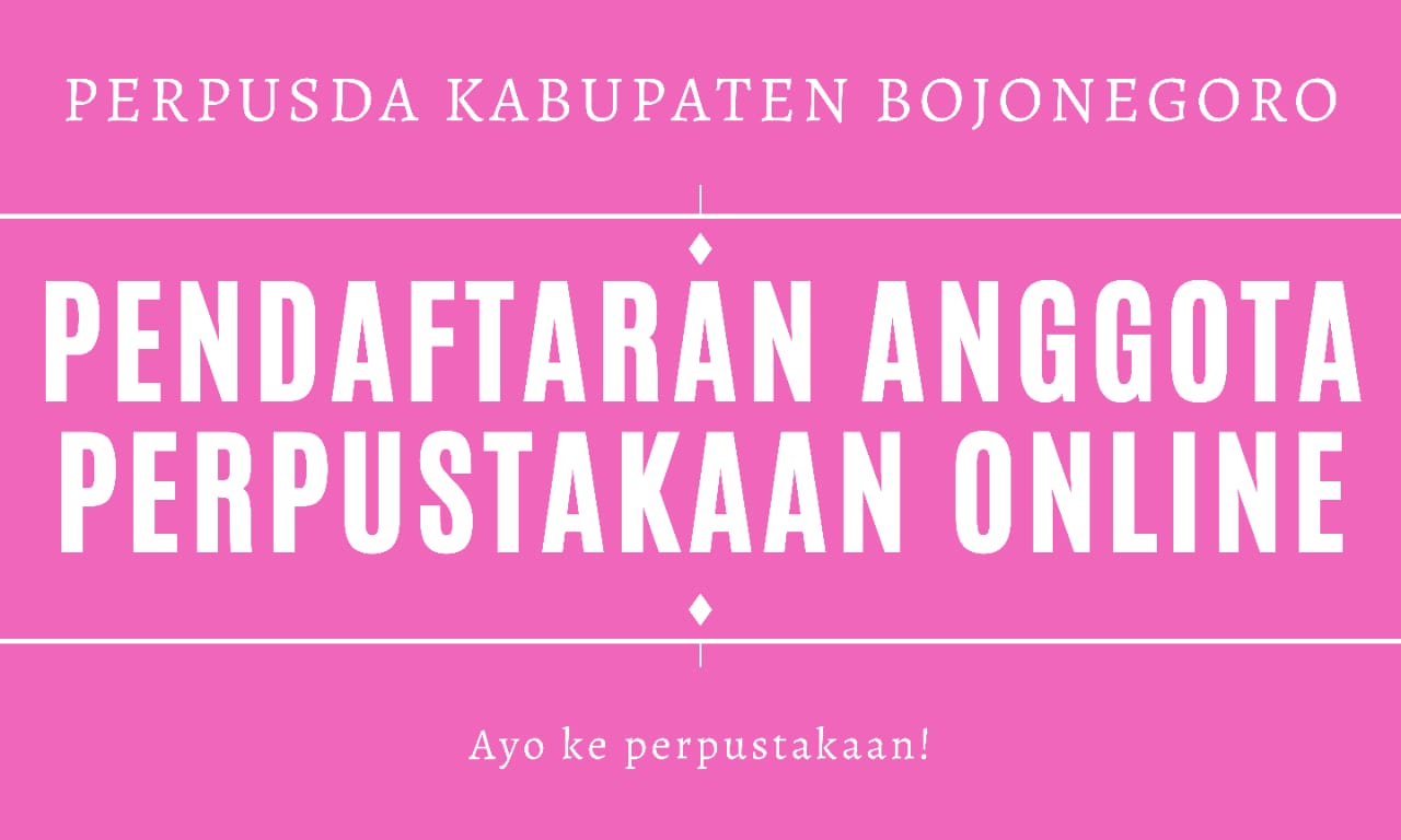 Pendaftaran Anggota Perpustakaan Online